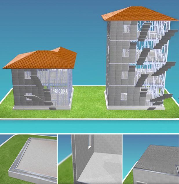 Pinnacle LGS Concrete System Features (Globally Patented)